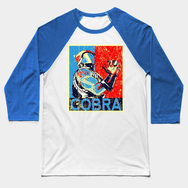 Cobra Commander // 80s Cartoons Baseball T-Shirt by Kiranamaraya